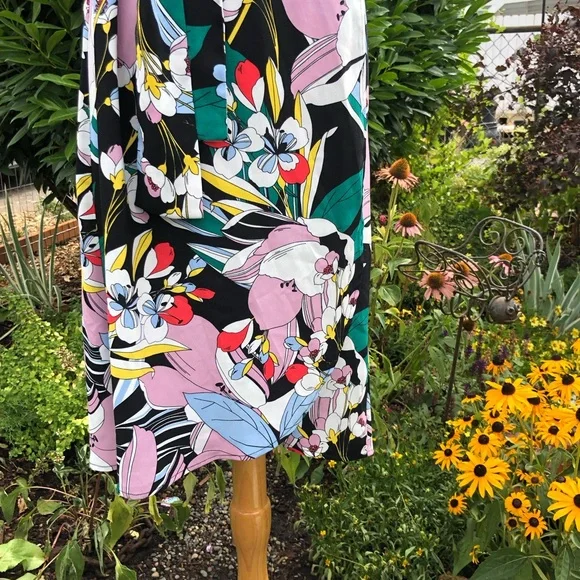 Halogen flutter sleeve wrap dress - Picture 5 of 6